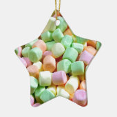 Farbiger Mini-Marshmallow-Druck Keramikornament (Links)