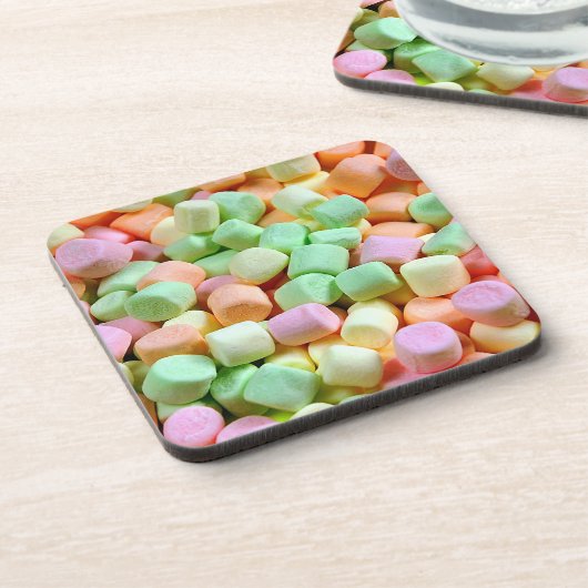 Farbiger Mini-Marshmallow-Untersetzer Getränkeuntersetzer (Linke Seite)