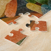 Farbiger, mit Zucker überzogener, kaue Süßigkeiten Puzzle (Seite)