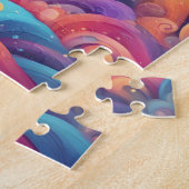Farbiger Mond Puzzle (Seite)