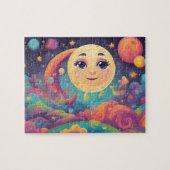 Farbiger Mond Puzzle (Horizontal)