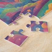 Farbiger Mond Puzzle (Seite)