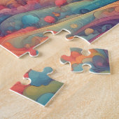 Farbiger Mond Puzzle (Seite)
