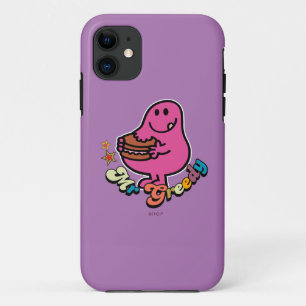 Farbiger Mr. Greedy beim Essen Case-Mate iPhone Hülle
