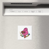 Farbiger Mr. Greedy beim Essen Magnet (In Situ (Geschirrspüler))