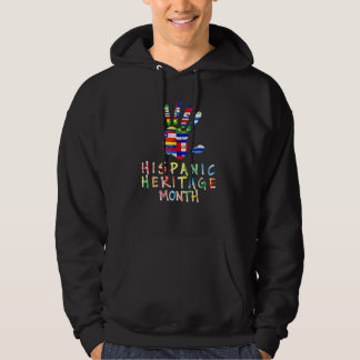 Farbiger Musiklehrer Kind National Hispanic Heri Hoodie