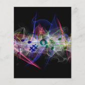 Farbiger Musikstil Flyer (Vorne)