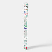 farbiger Name personalisiert Case-Mate iPhone Hülle (Rückseite / Rechts)