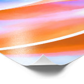 Farbiger Nautilus Fotodruck (Ecke)