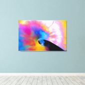 Farbiger Nautilus Leinwanddruck (Insitu (Holzboden))