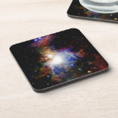 Farbiger Nebel Getränkeuntersetzer (Linke Seite)