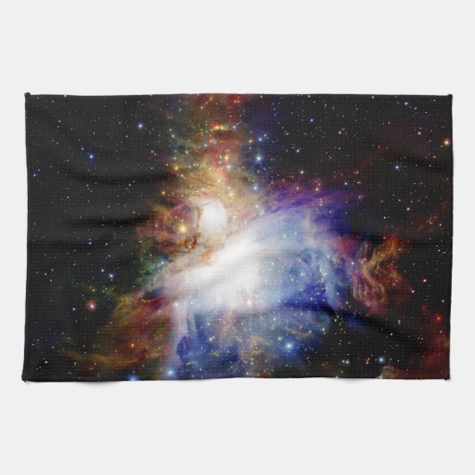 Farbiger Nebel Küchentuch (Horizontal)