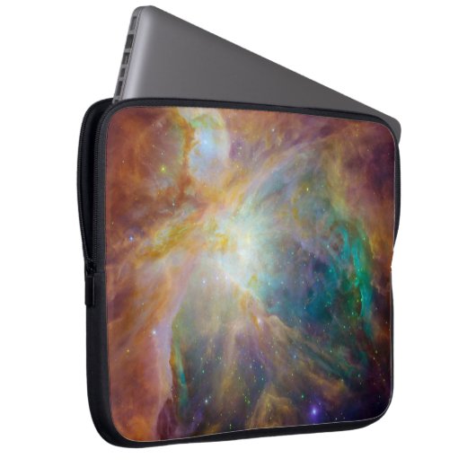 Farbiger Nebel Laptopschutzhülle (Vorne Rechts)