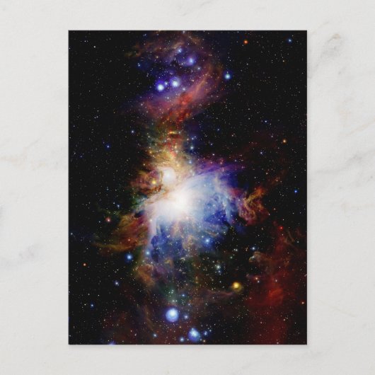 Farbiger Nebel Postkarte (Vorderseite)