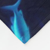 Farbiger Neonhai Fleecedecke (Ecke)