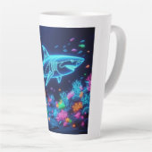 Farbiger Neonhai Milchtasse (Rechte Ecke)