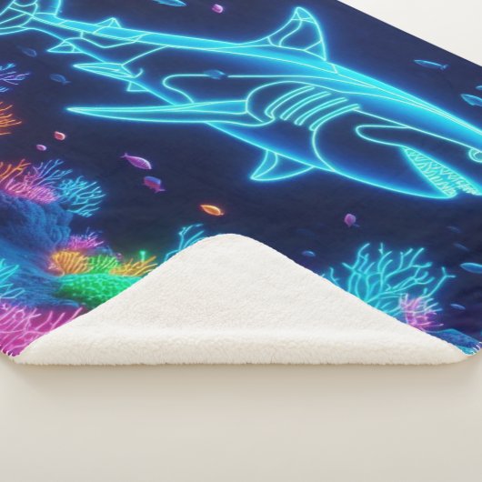 Farbiger Neonhai Sherpadecke (3/4)