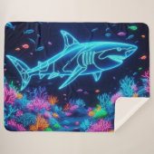 Farbiger Neonhai Sherpadecke (Vorderseite (Horizontal))