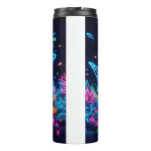 Farbiger Neonhai Thermosbecher (Rückseite)