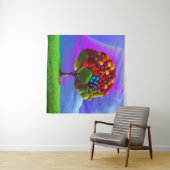 Farbiger Obstbaum Wandteppich (Beispiel (Horizontal))