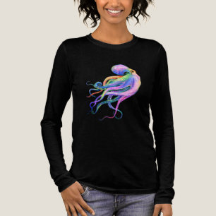 Farbiger Octopus-T - Shirt