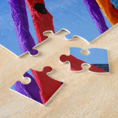 Farbiger Oktopus Kite Jigsaw Puzzle (Seite)