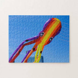 Farbiger Oktopus Kite Jigsaw Puzzle