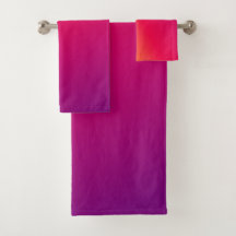 Farbiger Ombre-Farbverlauf Handtuch