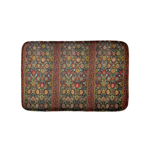 Farbiger Orientalischer Rug-Look  Badematte (Vorderseite)