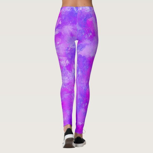 Farbiger Paint-Spritzer #3 Leggings (Rückseite)