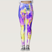 Farbiger Paint-Spritzer #6 Leggings (Vorderseite)