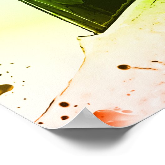 Farbiger Papagei Couple Poster (Ecke)