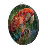 Farbiger Papagei Dartscheibe (Vorderseite rechts)