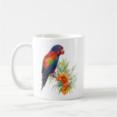 Farbiger Papagei Kaffeetasse (Links)