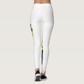Farbiger Papagei Leggings (Rückseite)