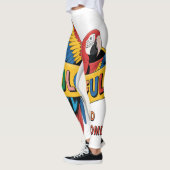 Farbiger Papagei Leggings (Links)