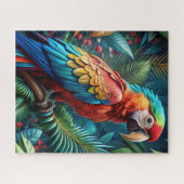 Farbiger Papagei Puzzle (Horizontal)