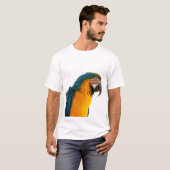 farbiger Papagei T-Shirt (Vorne ganz)