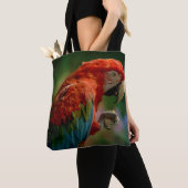 Farbiger Papagei Tasche (Von Nahem)