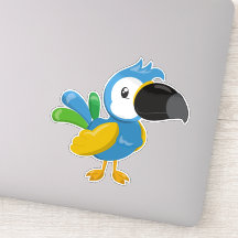 Farbiger Papagei, tropischer Papagei, Niedlicher P