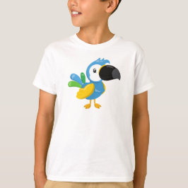 Farbiger Papagei, tropischer Papagei, Niedlicher P T-Shirt