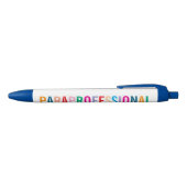 Farbiger Paraprofessional-Stift mit individuellem  Kugelschreiber (Oberseite)