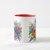 Farbiger Parrot Design Cup Tasse (Zentrum)