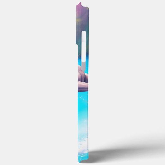 Farbiger Pegasus Case-Mate iPhone Hülle (Rückseite / Links)