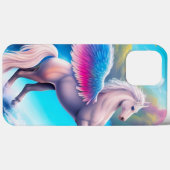 Farbiger Pegasus Case-Mate iPhone Hülle (Rückseite (Horizontal))