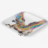 Farbiger Pegasus Pappteller (Gewinkelt)