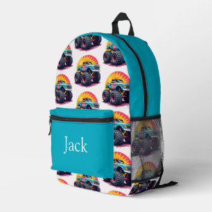 Farbiger personalisierter Rucksack, Kinder niedlic Bedruckter Rucksack