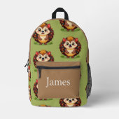 Farbiger personalisierter Rucksack, Kinder niedlic Bedruckter Rucksack (Vorderseite)