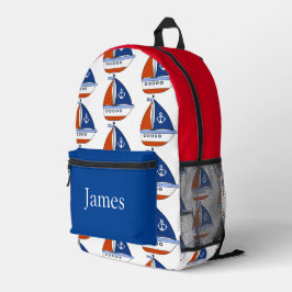 Farbiger personalisierter Rucksack, patriotische S Bedruckter Rucksack