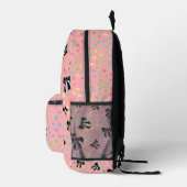 Farbiger personalisierter Staubrose-Bogen-Rucksack Bedruckter Rucksack (Rechts)